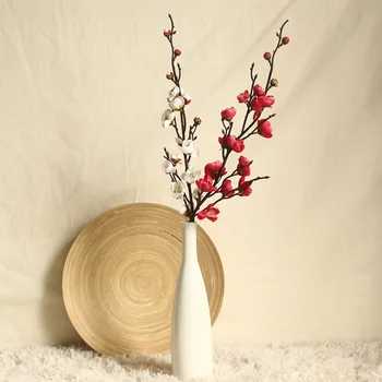 Kunstlikku lille, kirsi kevadel plum blossom virsik branch 70cm silk lill, puu, lill bud jaoks pulmapidu teenetemärgi