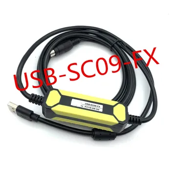 USB-SC09-FX Mitsubishi PLC Programmeerimis Kaabli FX0N FX1N FX2N FX0S FX1S FX3U FX3G Seeria sidekaabel
