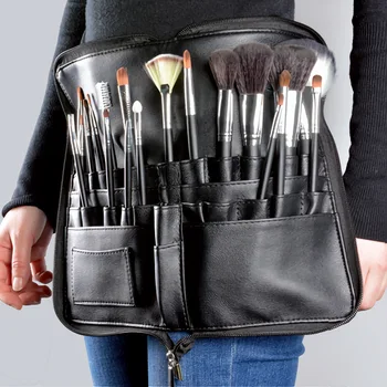 Kunstnik Professionaalne Meik Harja Talje Kott Suure Mahutavusega PU Kosmeetika Pack Portable Multi Taskud, Kott Vöö Rihm