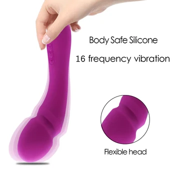 Võimas Vibraator Naine 16 Kiirus AV G Spot Magic Wand Vibraatorid Massager Suulise Clit Täiskasvanud Sugu Mänguasjad Vibraator Erootilised Mänguasjad