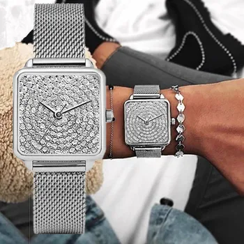 Kvaliteetne luksus mood high-end Mantianxing Diamond Terasest Vöö Naiste Quartz watch Poiss Äri-Sport Kell relojes