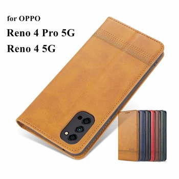 Deluxe Magnet adsorptsiooni naha puhul OPPO Reno 4 Pro 5G Reno4 5G luuk karpi capa fundas