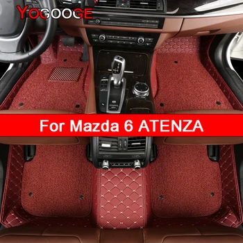 YOGOOGE Auto Põranda Matid Mazda 6 ATENZA Suu Coche Tarvikud Vaibad
