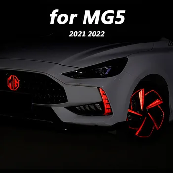 EEST MG5 Auto väliselt dekoratiivsed aksessuaarid rattarummu dekoratiivsed plaaster peegeldav litrid nullist kate