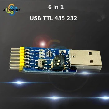 diymore CP2102 USB-UART 6-in-1 Multifunktsionaalne(USB-TTL/RS485/232,TTL-RS232/485,232, et 485) Serial Adapter Arduino