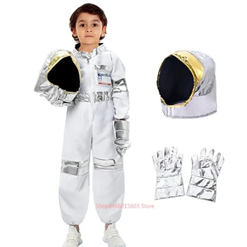 Lasteasutused Pool Mängu Astronaut Kostüüm Role-Playing Halloween Kostüüm Karnevali Cosplay Täis Kaste Pall lapsed Raketi Ruumi Ülikond