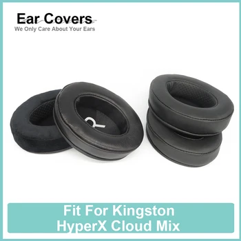 Kõrvapadjakesed Kingstoni HyperX Pilv Mix Kõrvaklappide Earcushions Valgu Veluur Lambanahast Padjad Vaht Kõrva Padjad Must