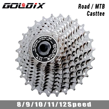 GOLDIX road bike mootori 11-25 / 28/32/34 / 36T jalgratta hooratas terasest 8/9/10/11S kiirus kasseti mootori jaoks Shimano SRAM