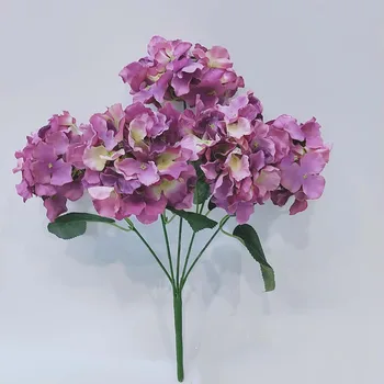 Kunstlik Hydrangea Võltsitud Lilled Silk Kimp Pulmas Kimp Pere Mall Aed Pool Lille Kokkulepe Tarvikud Decor
