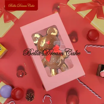 Suur Purunev Karu Šokolaadi Giftbox DIY Loominguline Pakendite Kastid Sünnipäeva, Pulma sõbrapäeva Kook Dekoreerimiseks Vahendid