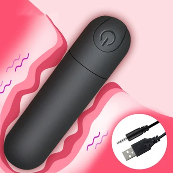 USB Vibreeriv Mini Bullet 10 Režiimid Vibraator G-spot Massager Kliitori Stimulaator Vibraator Sugu Mänguasi on Naine, Täiskasvanud Sugu Tooted