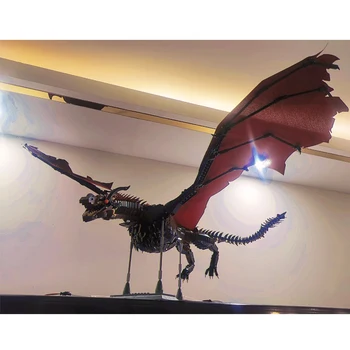 Seeria Ice Dragon Mudel ehitusplokid Komplekt Classic KES Ideid, Haridus Mänguasjad Lastele