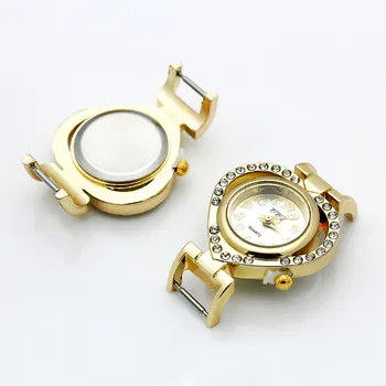 Shsby Diy Isiksuse Kuld Rhinestone Vaadata Päise Armastav Süda Vaata Tabel Core Watchband Vaadata Tarvikud 10mm