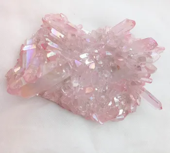 150g looduslik roosa kristall Kivi klastri ilus roosa aura ingel quartz crystal klastri reiki tervendav