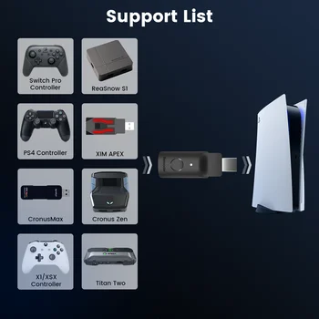 2022 Uus PS5 Kõik Mängud Töötleja Klaviatuur, Hiir Converter, Bluetooth Adapter PS4/LÜLITI/Xbox Gamepad-Liides Beloader