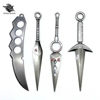 Narutokunai Asuma Chakara Tera Minato Kunai Dragon Dagger Metallist Mudel Full Size Cosplay Mõõk, Nuga