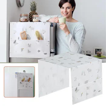 1tk Multi-function külmik Külmik tolmukindel Kate mitmeotstarbeline Kott Säilitamine Köök Korraldaja rippus kott 130x54cm