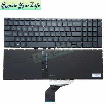 sülearvuti klaviatuur HP Pavilion 15-DB-15-DR 250 255 G7 15-DA UK must koos taustavalgustusega uus HPM17K3 L12731-031 backlight hot müük