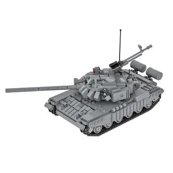 776Pcs Staatilise Versiooni KES T-72 vene Main Battle Tank Mudel DIY Sõjaväe Tank ehitusplokid Assamblee Mänguasjad, Jõulud Kingitused