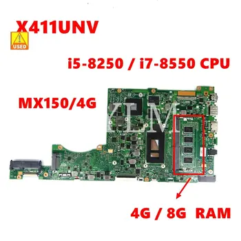 Kasutada X411UNV 4G/8G RAM MX150/4G i5/i7CPU Emaplaadi ASUS X411U X411UN X411UNV X411UQ X411UA S4200U S4200 Sülearvuti Emaplaadi